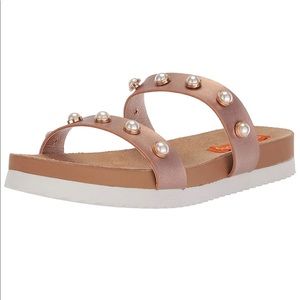 Rocket Dog Lolly rose gold sandals